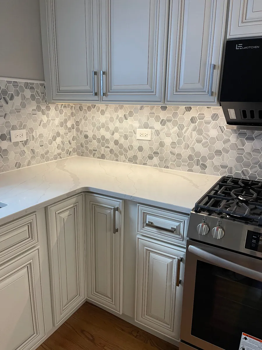Kitchen outlet and backsplash wiring in Elk Grove Village, IL